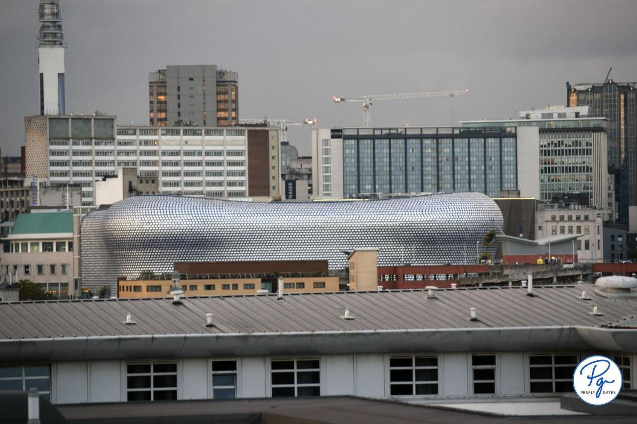 Penthouse - Amazing City Skyline Views - Balcony - Free Extra 2 Hours - Free Parking - Utilita Arena - Bullring Shopping - New St Station- Super King Size Bed Birmingham Extérieur photo